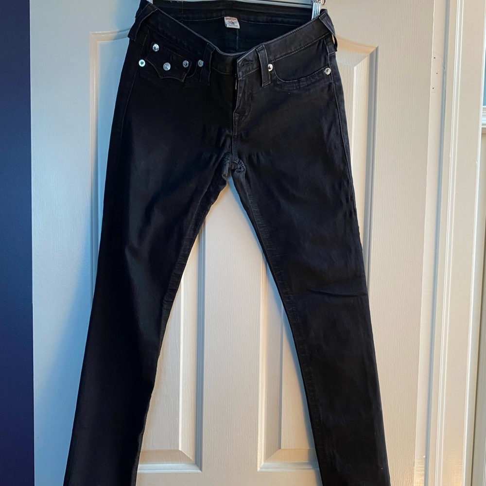 Black true religion skinny jeans